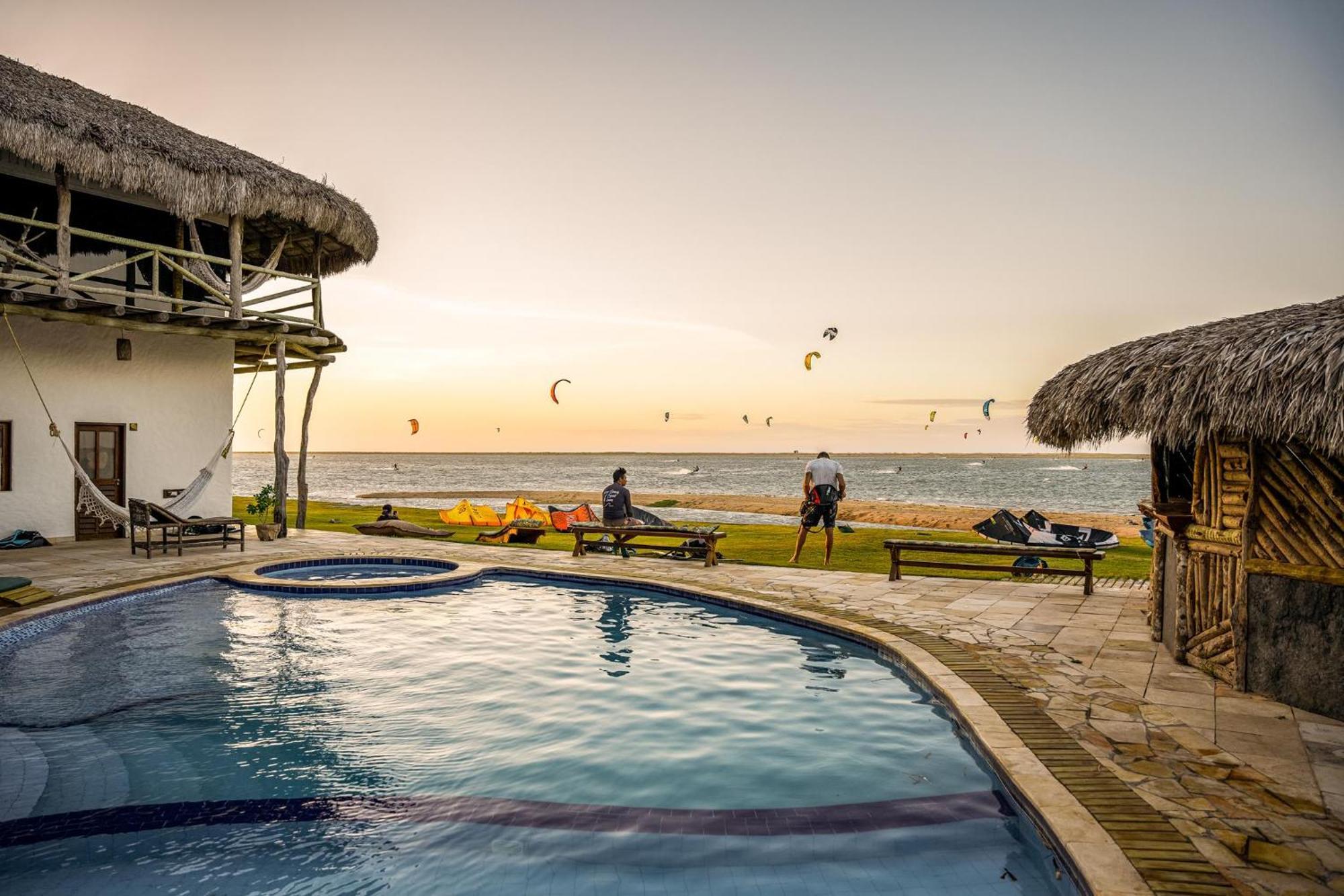 7 Beaufort - Kitesurf Pousada Itarema Bagian luar foto