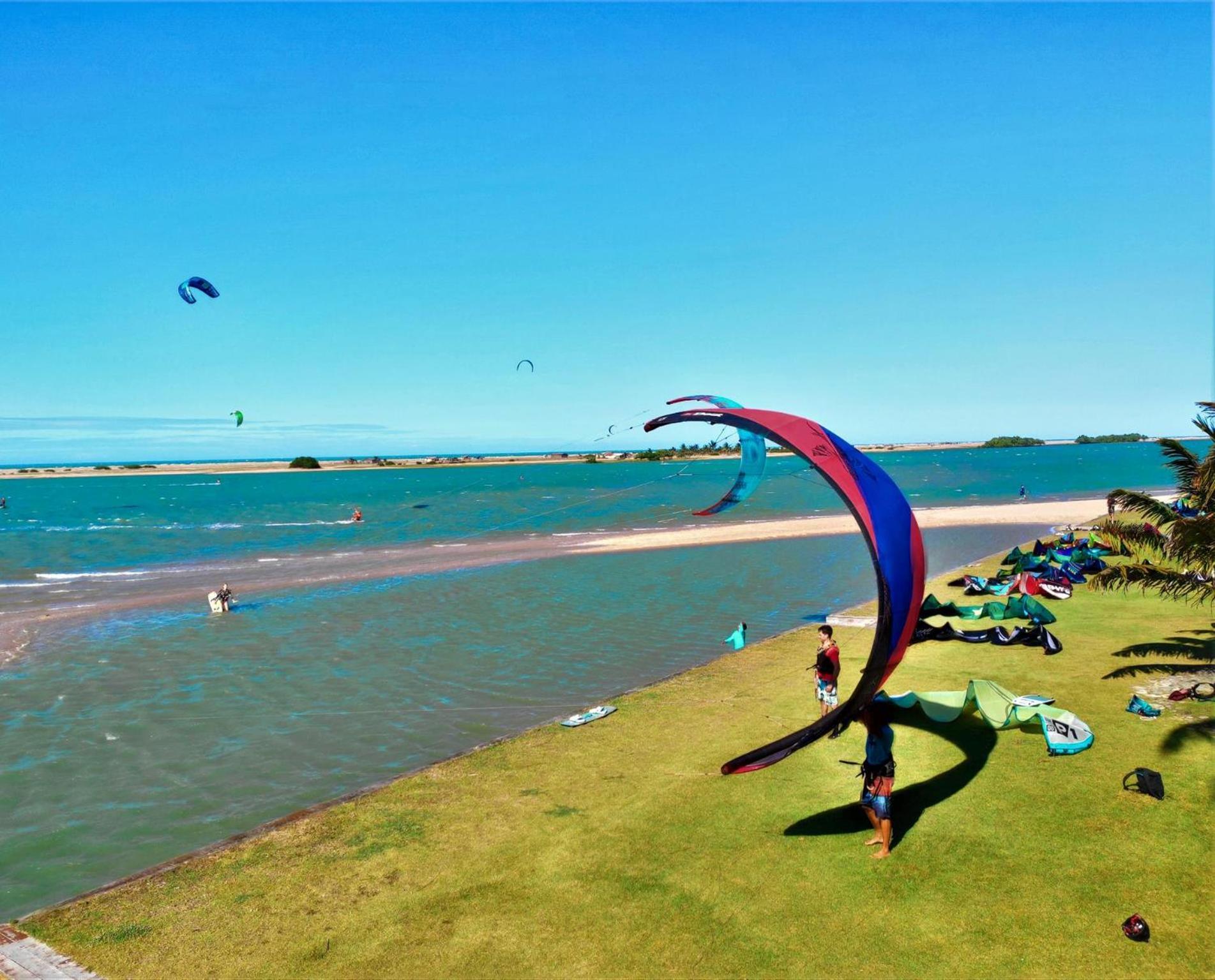 7 Beaufort - Kitesurf Pousada Itarema Bagian luar foto